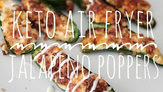 Keto  Air fryer jalapeno poppers [upl. by Eli]