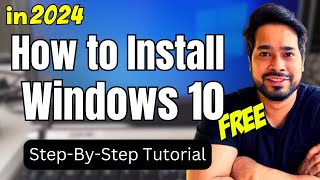 How To Install Windows 10 For FREE in 2024 [upl. by Mharba515]