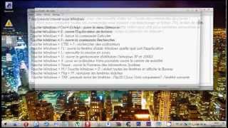 Utilitaire Connaître touts les raccourcis du clavier Windows 7  HD1080p [upl. by Katine]