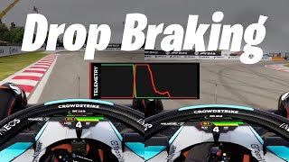 The Braking Technique That F1 Esports DOESNT Tell You Drop Braking [upl. by Ianaj821]