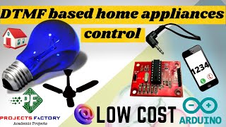 DTMF based Home Appliances control  DTMF based home automation [upl. by Merola181]