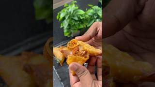 💢💥Quick and easy Onion Samosa 😋  Easy and Tasty 90s kid favourite shorts reels recipe [upl. by Ecinna]