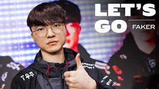 Let’s Go Faker  T1’s Legacy at Worlds with Huni [upl. by Adlitam760]