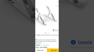 Laptop Stand Unboxing  By On Flipkart  Best Aluminium Quality  Buy Now [upl. by Amelie816]