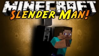 Minecraft Mod Showcase  SLENDER MAN Updated [upl. by Adamsun]