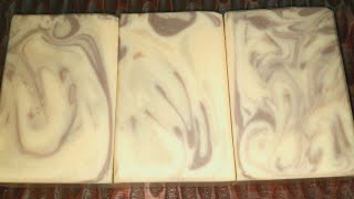 Making Goat milk soap w tussah silk and essential oils [upl. by Alisia]