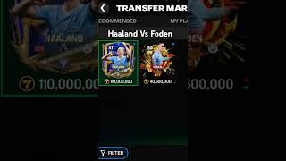 Harland vs foden who will win💥fifamobile famousfootballplayerwhowonballondor [upl. by Damali]