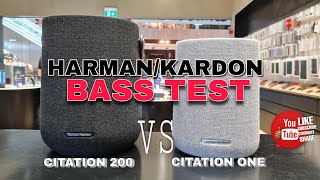 HarmanKardon Citation One vs Citation 200 Boombass test💥 [upl. by Naut406]