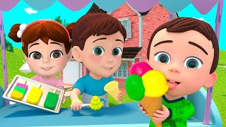 The Ice Cream Song  Me Too Swimming Pool Ver  MORE Funny Nursery Rhymes amp Kids Songs [upl. by Munshi]