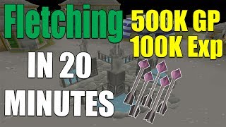 Insane Profitable And Fast Fletching Method 15MHR [upl. by Ienttirb]