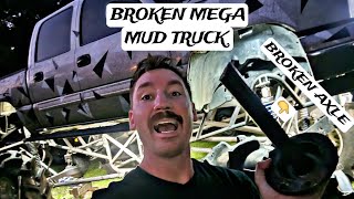 BROKEN MEGA MUD TRUCK REPAIRS [upl. by Tasia647]