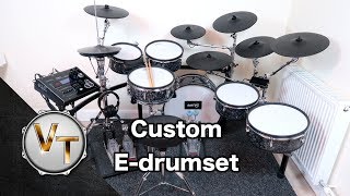 My Custom Electronic Drum Set [upl. by Yatnwahs]