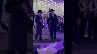 Zanvil Weinberger reaching crazy high notes at Bar Mitzvah of Bentzi Kletzkin [upl. by Irod]