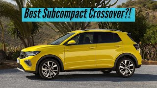 2024 Volkswagen TCross RLine Review Interior amp Exterior Features  Best Subcompact Crossover [upl. by Aiekam]