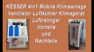 Kesser mobile Klimaanlage 4 in 1 Erfahrungen Test Vorteile und Nachteile [upl. by Sandon]