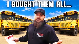 I Bought An Entire Fleet Of School Buses [upl. by Akerdal231]