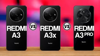 Redmi A3 Vs Redmi A3x Vs Redmi A3 Pro Trakontech [upl. by Naeruat718]