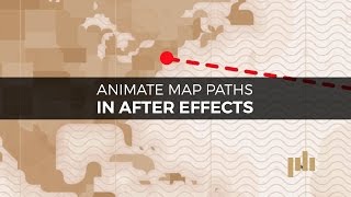 Create a Map Path Inspired by Indiana Jones in After Effects  PremiumBeatcom [upl. by Clyde]