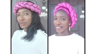 Trending Braided Headband Tutorial  DIY 2 in 1 Headwear making [upl. by Akyre]