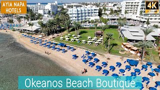 Okeanos Beach Boutique Hotel  Pros and Cons  Ayia Napa Cyprus [upl. by Pillihpnhoj]