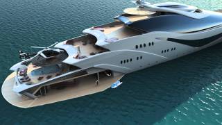 Luxurious yacht PROJECT MAGNITUDE by Opalinski Design House [upl. by Erodaeht219]