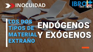 Los dos tipos de contaminantes físisos endógenos y exógenos [upl. by Worth]