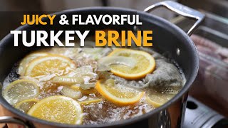 Easy Turkey Brine Recipe [upl. by Eiromem771]