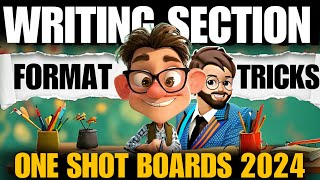 Class 12 Writing Section One Shot🔥 Format  Tricks  All Topics in One Shot [upl. by Juline459]