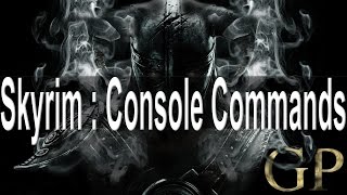 Skyrim  Console Commands [upl. by Annnora]