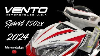 NUEVA VENTO SPIRIT ZX 2024 🏁VentoMotorcyclesUSA [upl. by Ladd]