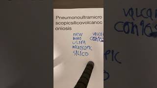 How to pronounce pneumonoultramicroscopicsilicovolcanoconiosis ￼ [upl. by Akihc211]