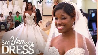 Bride Falls in Love With Satin Princess Ballgown  Say Yes To The Dress Atlanta [upl. by Enamart]