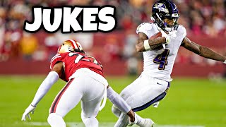 Nastiest Jukes of the 20232024 NFL Season [upl. by Eemyaj761]