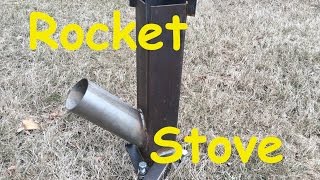 Rocket Stove Welding Project [upl. by Eissen]