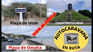 viaje en autocaravana cementerio aleman y playas del desembarco de normandiarutasporeuropa [upl. by Shaina]