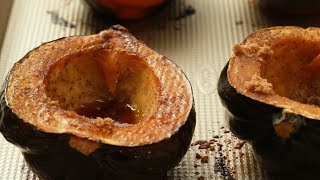 Baked Acorn Squash with Brown Sugar Martha Stewart [upl. by Bettina411]