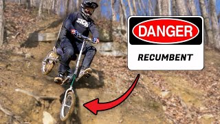 Recumbent Bike vs Windrock Bike Park [upl. by Sirahc]