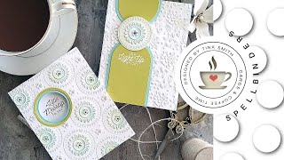 Let Your 3D Embossing Folders Do all the Work  Spellbinders Mandala Blooms [upl. by Notxarb]