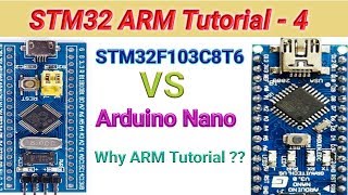 ARM Tutorial 4 Differences between Arduino Nano and STM32F103C8T6 [upl. by Calmas]