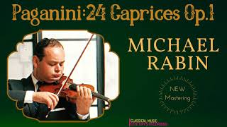 Paganini  24 Caprices Op1 for Solo Violin  NEW MASTERING Centurys recording Michael Rabin [upl. by Elyrpa492]