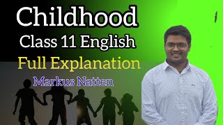 Childhood Poem Class 11 English Explanation ChildhoodClass11PoemExplanation Ahsec Hoenbill [upl. by Garwin]