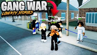 HUGE GANG WAR ON THIS NEW YORK ROBLOX HOOD GAME REALISTIC TURF [upl. by Anders]