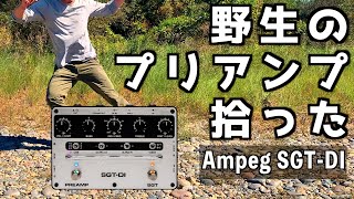 【河原で拾った】エフェクターボードを作ろう第1弾！Ampeg SGTDI！最強プリアンプを弾いてみた！【偶然】 [upl. by Evadnee704]