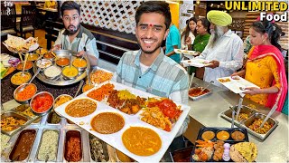 25Items Unlimited Food Buffet on Highway  Street Food India  Veg Buffet [upl. by Rebbecca770]