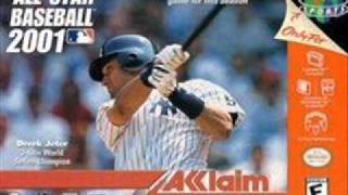 All Star Baseball 2001 Open And Main Menu Theme [upl. by Marcelia427]