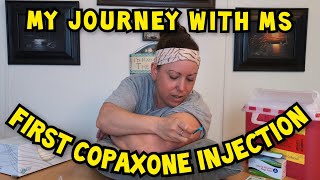 Giving my first Copaxone Injection [upl. by Trimble]