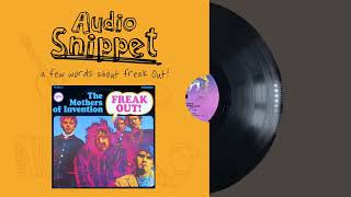 Zappa Discusses Freak Out AUDIO SNIPPET [upl. by Nosirrag]