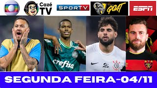 JOGOS DE HOJE 04112024 BRASILEIRÃO LALIGA [upl. by Esidarap]