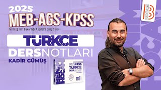 15 KPSS Türkçe  Bağlaç  Ünlem  Kadir Gümüş  2025 [upl. by Quickel829]