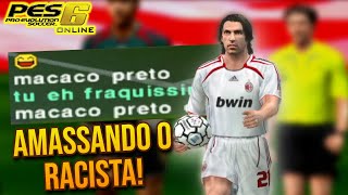 ARGENTINO R4C1STA tomou uma COÇA e me XINGOU no PES 6 ONLINE de PS2 [upl. by Neeruam]